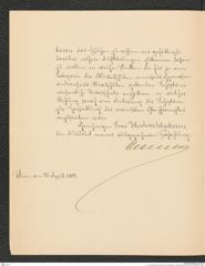 k.k. naturhistorisches Hofmuseum, Intendanzakten 1885-1896 (Hauer), Aktenzahl Z.288/1893, Seite 6